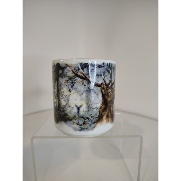 Rein Poortvliet MOOSE ELK Mug Porcelain Animal West Germany Seltmann Weiden - Picture 2 of 6